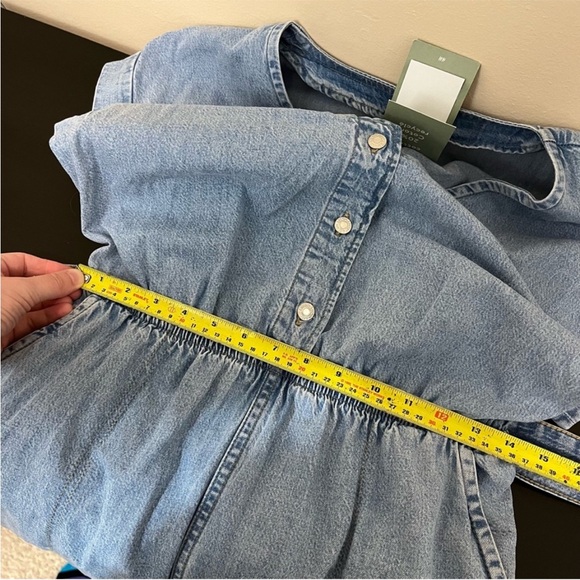 NWT H&M Short Sleeve Denim Jumpsuit - Picture 14 of 16